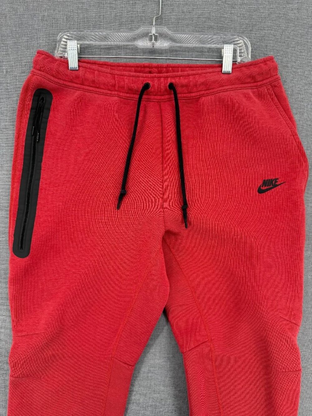 Nike Sportswear Tech Fleece Joggers Pants Mens XL 26" Red Heather FB8002-672